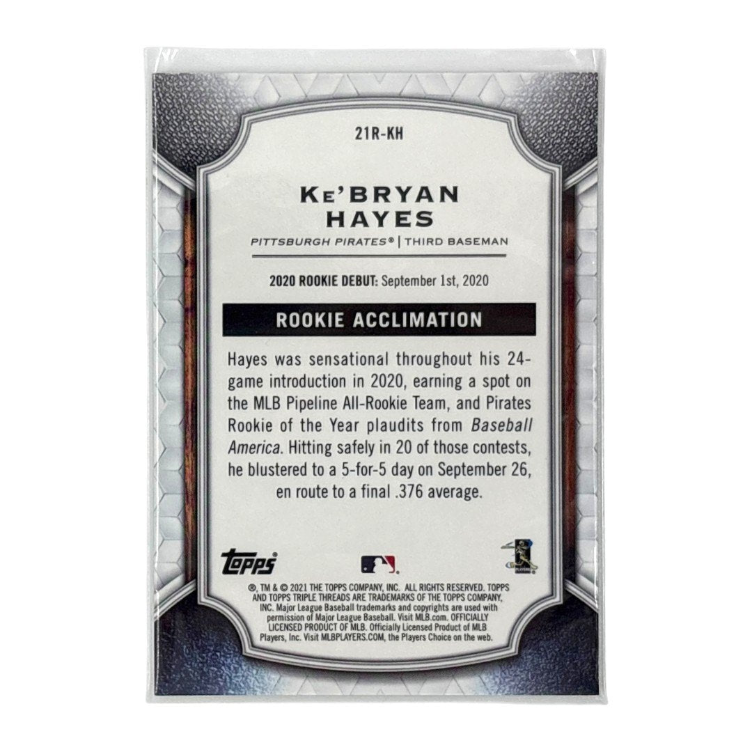 TOPPS MLBカード TRIBUTE KE'BRYAN HAYES PITTSBURGH PIRATES /99 #21R-KH 中古 IT1