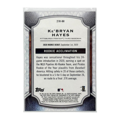 TOPPS MLBカード TRIBUTE KE'BRYAN HAYES PITTSBURGH PIRATES /99 #21R-KH 中古 IT1