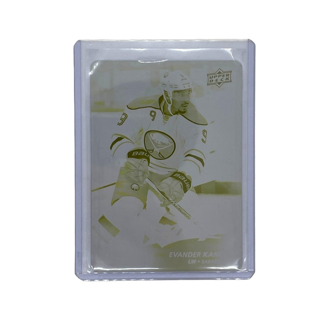 UPPER DECK NHLカード YELLOW PRINTING PLATE EVANDER KANE ONE OF ONE #177 中古 IT1