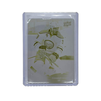 UPPER DECK NHLカード YELLOW PRINTING PLATE EVANDER KANE ONE OF ONE #177 中古 IT1