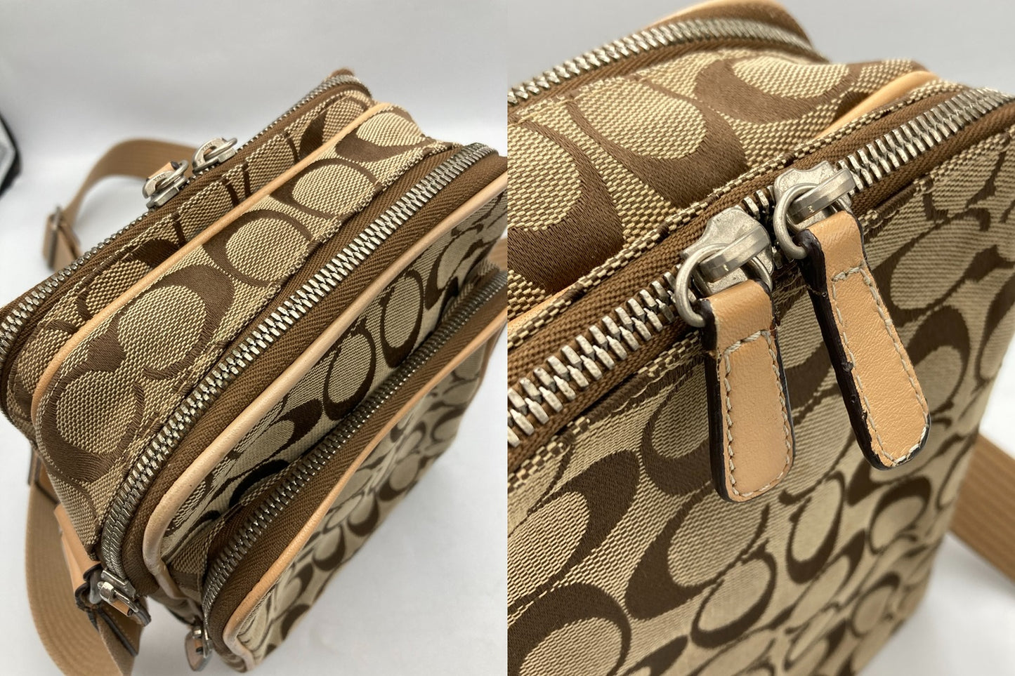 COACH コーチ シグネチャー クロスボディ ショルダーバッグ 4270 中古 D4