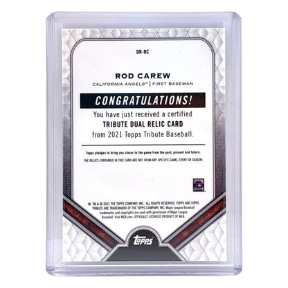 TOPPS MLBカード TRIBUTE ROD CAREW CALIFORNIA ANGELS /10 #DR-RC 中古 IT1