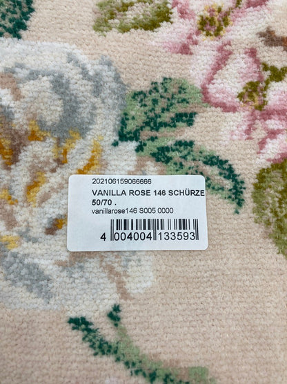 FEILER フェイラー シュニール織 エプロン バニラローズ 中古 D4