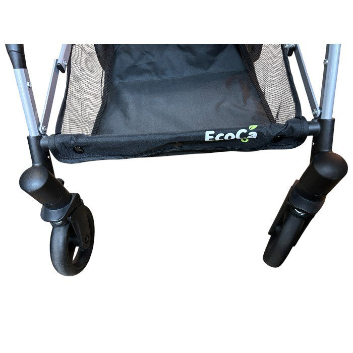 EcoCa エコカ 折りたたみ ショッピングカート スタンダードモデル ブラック 買い物 保冷バッグ マイバッグ カート 中古 W４