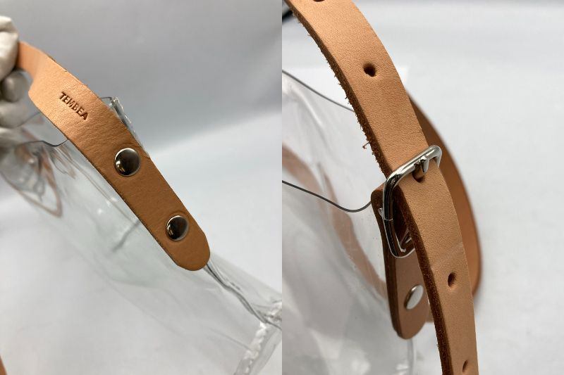 TEMBEA テンベア PVC POCHETTE クリア ショルダーバッグ 中古 D4