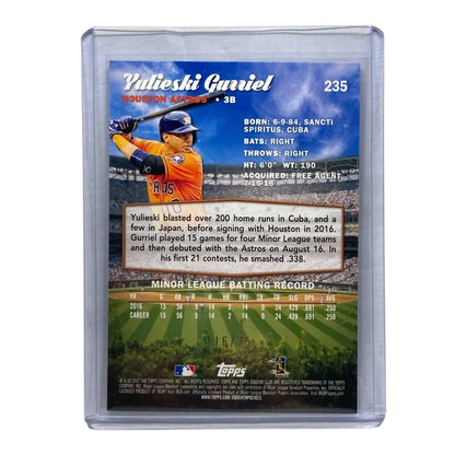 TOPPS MLBカード STADIUM CLUB YULIESKI GURRIEL ASTROS 16/25 #235 中古 IT2