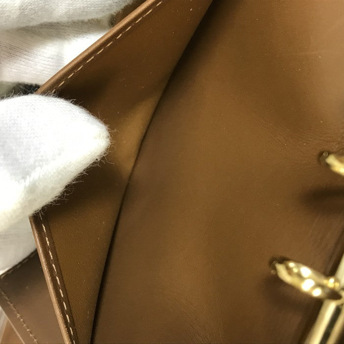 LOUIS VUITTON ルイヴィトン ヴェルニ アジェンダPM 手帳カバー ユニセックス エナメル システム手帳 ブラウン系 中古 T1