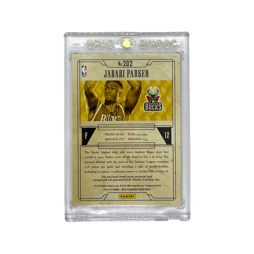 PANINI NBAカード GOLD STANDARD JABARI PARKER 20/25 #202 中古 IT1