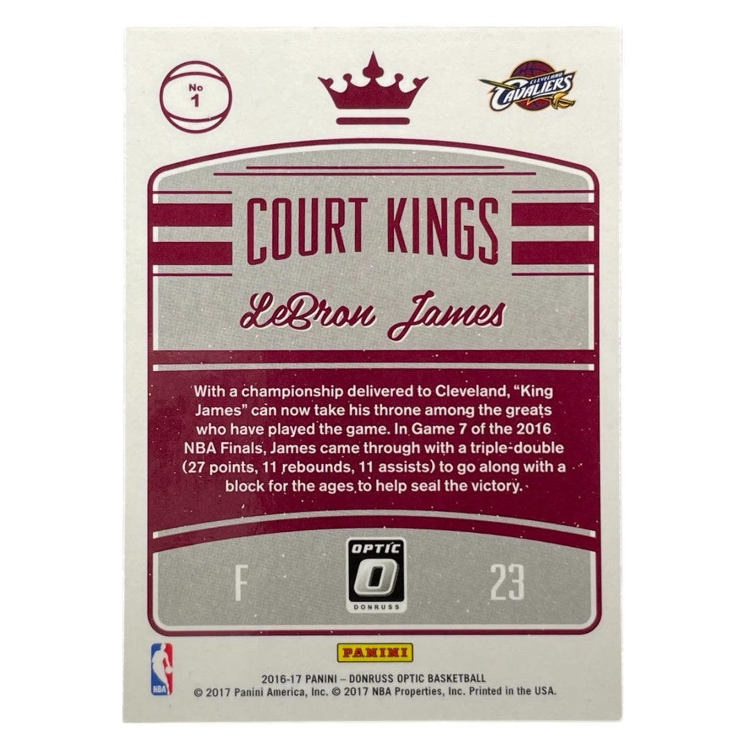 PANINI NBAカード DONRUSS OPTIC LEBRON JAMES CLEVELAND CAVALIERS #1 中古 IT2