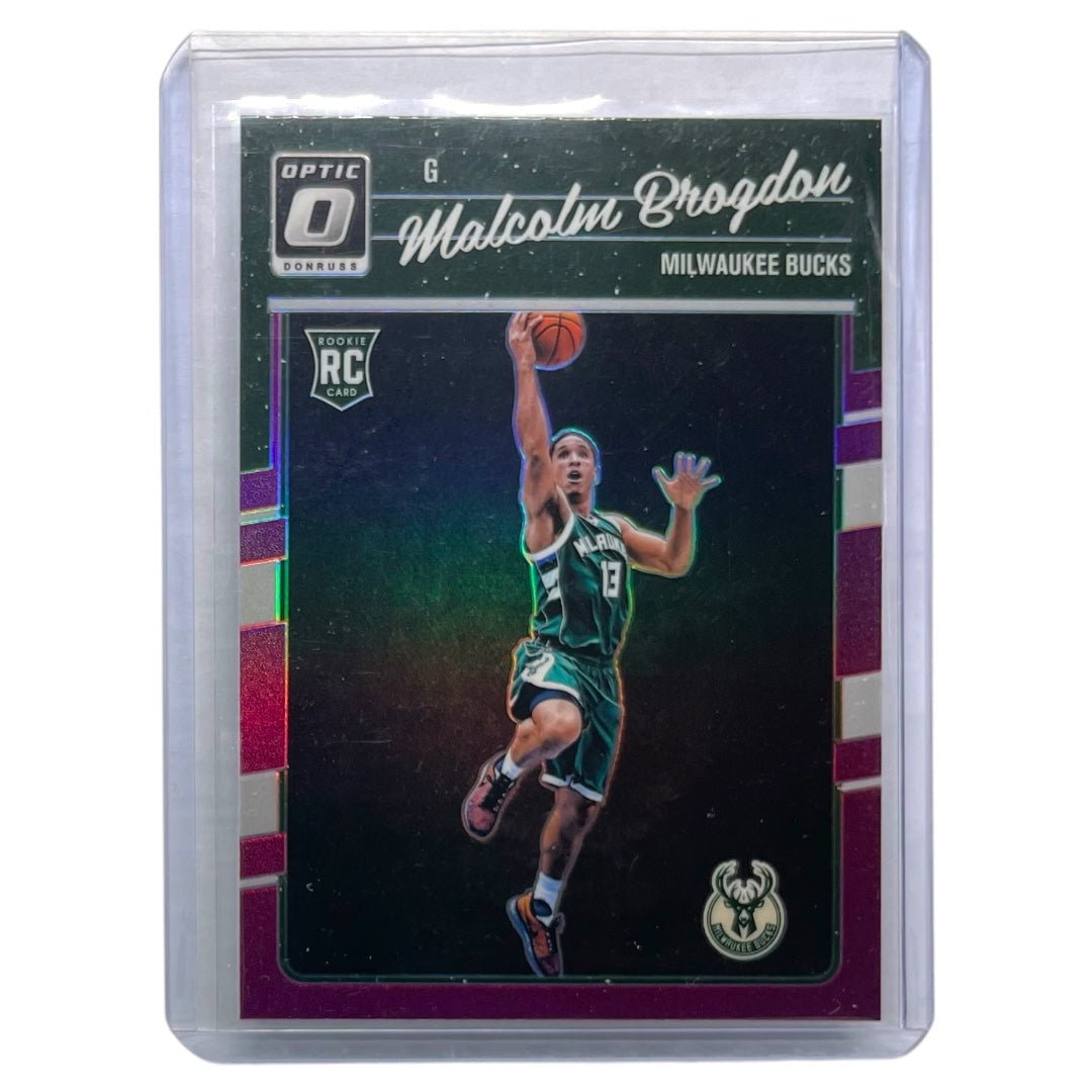 PANINI NBAカード DONRUSS OPTIC PRIZM MALCOLM BROGDON MILWAUKEE BUCKS #179 中古 IT2