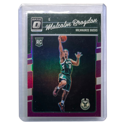 PANINI NBAカード DONRUSS OPTIC PRIZM MALCOLM BROGDON MILWAUKEE BUCKS #179 中古 IT2