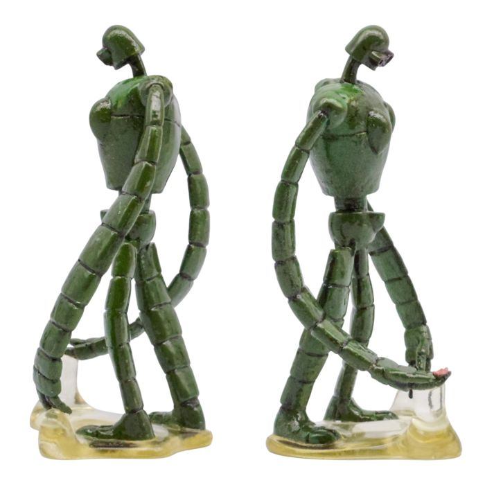 ベネリック ガーデニングオーナメント ジブリ 天空の城ラピュタ ロボット兵 中古 a1