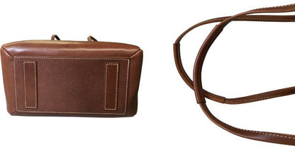 土屋鞄 ディアリオ ギャザー ショルダー バッグ レディース レザー ブラウン トートバッグ 鞄 本革 おしゃれ 中古 WK1