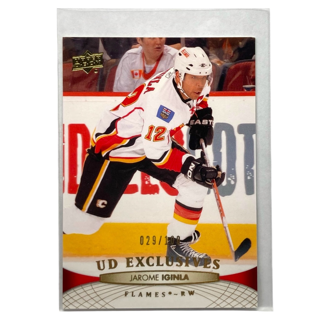 UPPER DECK NHLカード SERIES ONE JAROME IGINLA FLAMES 029/100 #173 中古 IT2