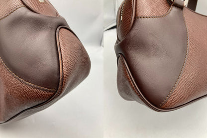 BVLGARI ブルガリ レザー ハンドバッグ romane small 中古 D4