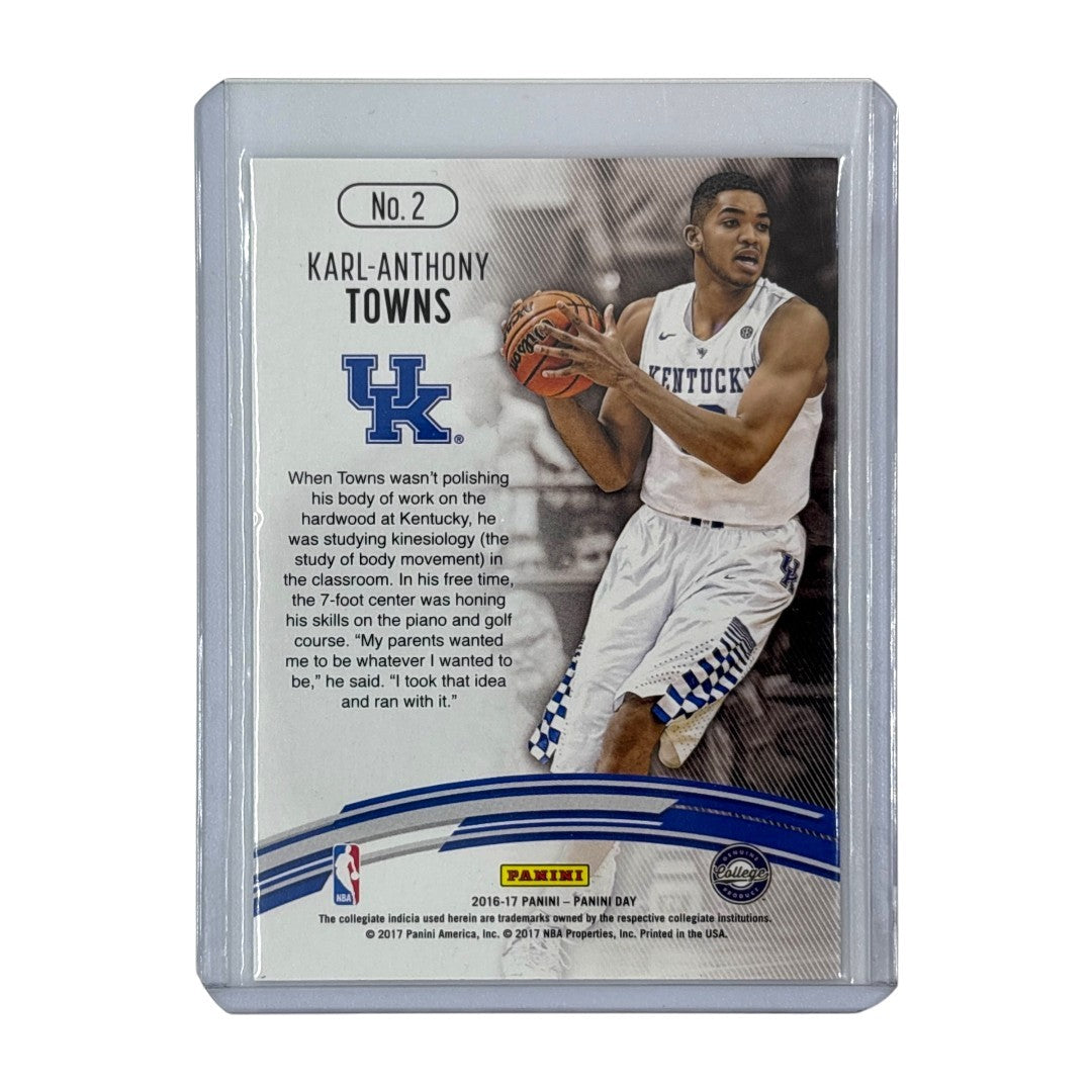 PANINI NBAカード PANINI DAY KARL-ANTHONY TOWNS KENTUCKY 1of1 #2 中古 IT1