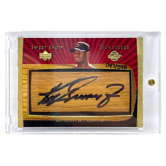UPPER DECK MLBカード SWEET SPOT SIGNATURES KEN GRIFFEY JR. REDS /295 #AU-KG 中古 IT1