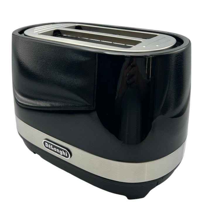 未使用品 De'Longhi デロンギ アクティブ ポップアップトースター CTLA2003J-BK パン 食パン トースト 縦型 中古 W４