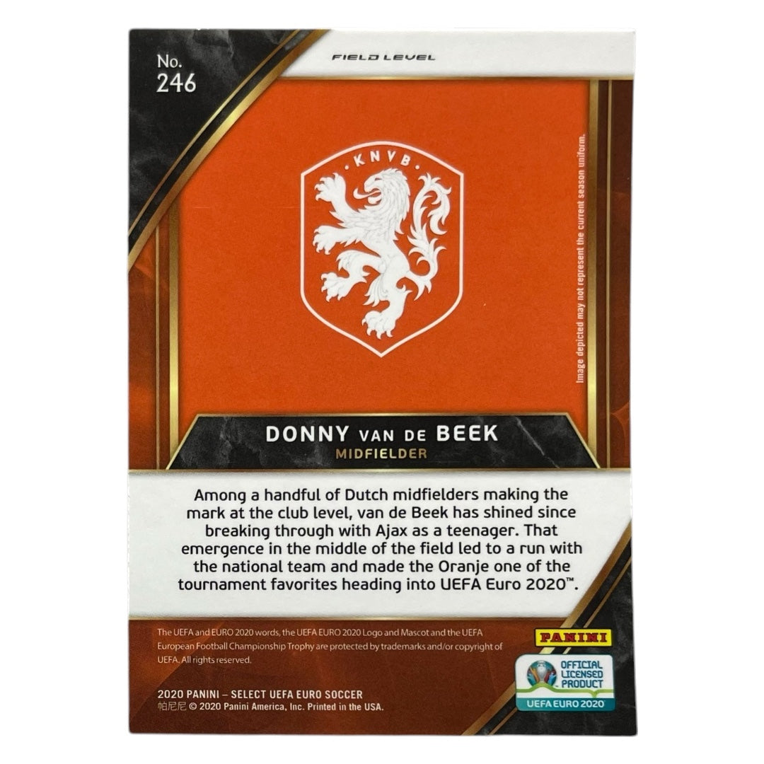 PANINI サッカーカード SELECT UEFA EURO DONNY VAN DE BEEK NETHERLANDS #246 中古 IT2