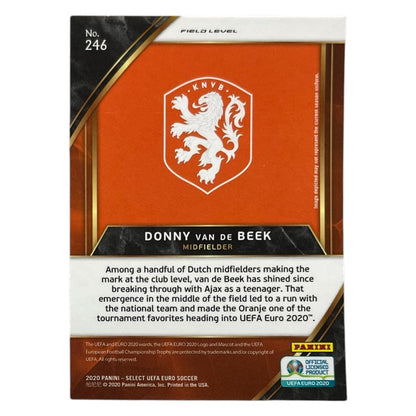 PANINI サッカーカード SELECT UEFA EURO DONNY VAN DE BEEK NETHERLANDS #246 中古 IT2