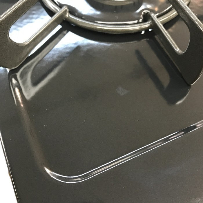 リンナイ ガステーブル ブラック プロパンガス用 水無し片面焼きグリル 据え置き LP コンロ 左強火力 KG35NBKL 中古 T1