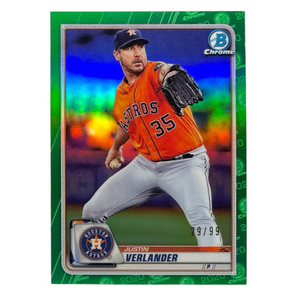 TOPPS MLBカード BOWMAN CHROME JUSTIN VERLANDER HOUSTON ASTROS /99 #68 中古 IT2