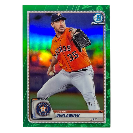 TOPPS MLBカード BOWMAN CHROME JUSTIN VERLANDER HOUSTON ASTROS /99 #68 中古 IT2