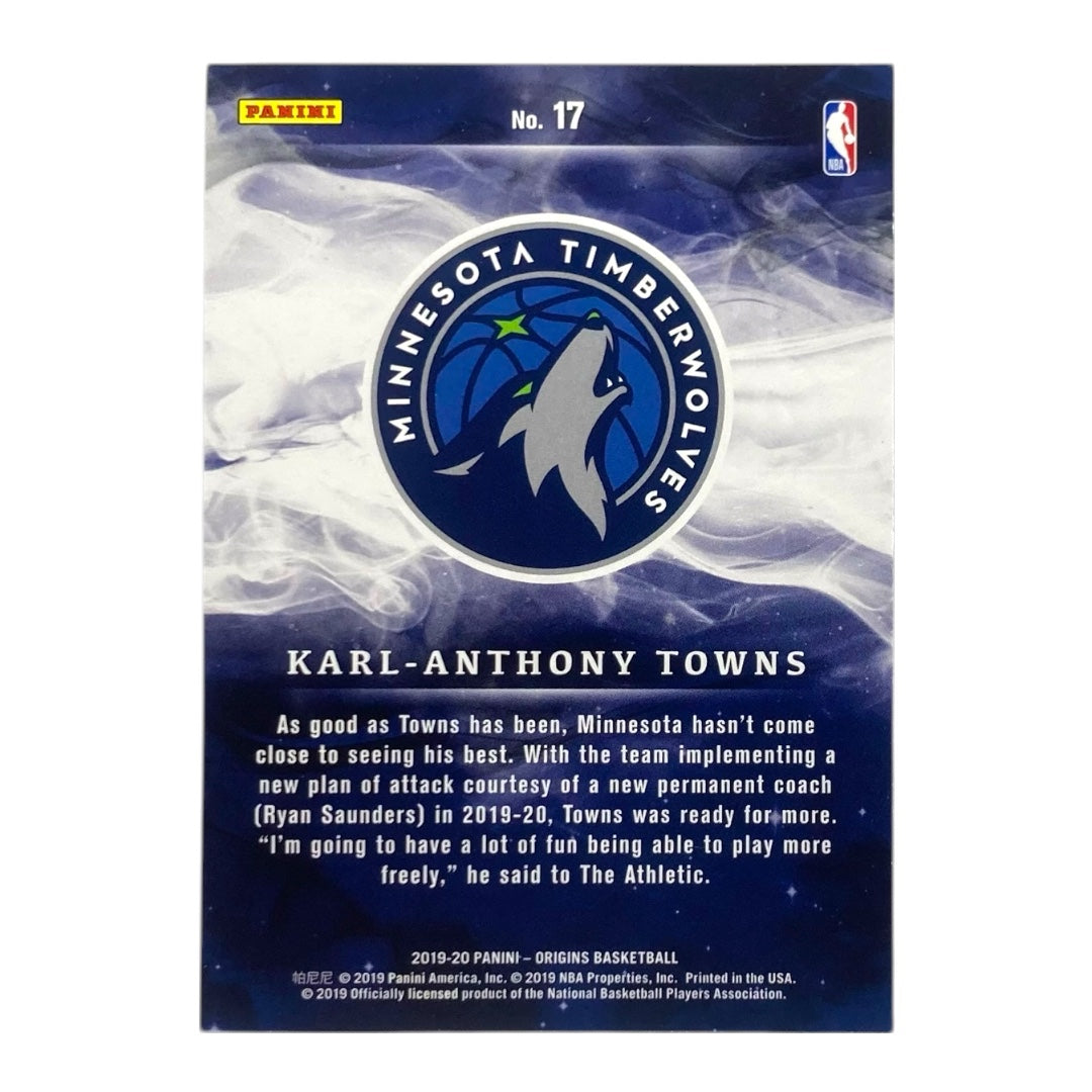 PANINI NBAカード ORIGINS KARL-ANTHONY TOWNS MINNESOTA TIMBERWOLVES #17 中古 IT2