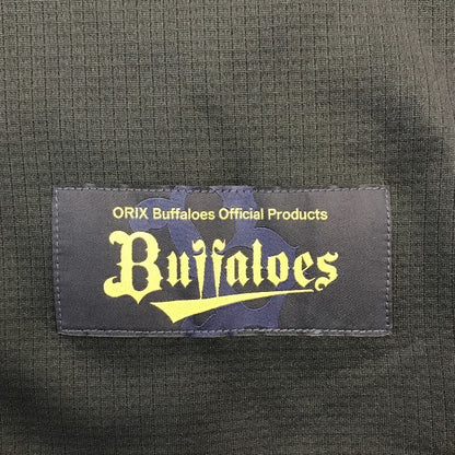 オリックス バファローズ ユニフォーム 山岡泰輔 19番 メンズ ビジター ORIX 野球 公式 ネイビー Mサイズ 中古 T1