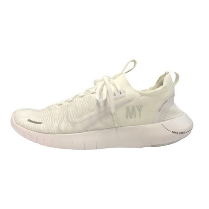 NIKE ナイキ フリー ラン By You ランニングシューズ メンズ カスタム ロード Flyknit 超軽量 オーダー ホワイト 29cm HF0795-100 中古 T1