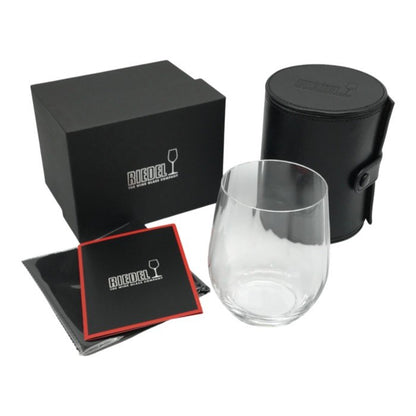 RIEDEL リーデル BYO ゴー・ウィズ・オー タンブラー 337ml クリスタル ワイングラス 酒器 日本酒/ウイスキー/焼酎 レザーケース(ブラック)付き 中古 T1