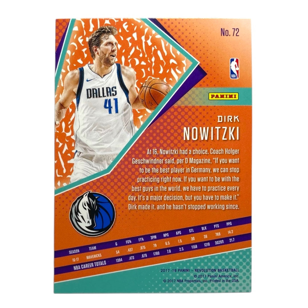 PANINI NBAカード REVOLUTION DIRK NOWITZKI DALLAS MAVERICKS #72 中古 IT2