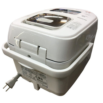 アイリスオーヤマ IH炊飯器 3合 IH式 40銘柄炊き分け機能 極厚火釜  ホワイトレーベル WLRC-IK30-W 中古 Y4