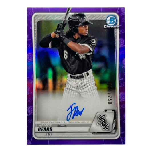 TOPPS MLBカード BOWMAN CHROME JAMES BEARD CHICAGO WHITE SOX /250 #CPA-JBE 中古 IT2