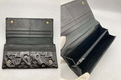 Vivienne Westwood ヴィヴィアンウエストウッド エナメル 2つ折り 長財布 中古 D4