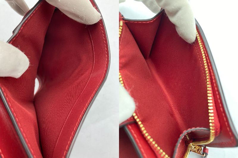 COACH コーチ ミディアム コーナー ジップ ウォレット C0082 中古 D4