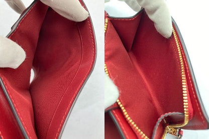 COACH コーチ ミディアム コーナー ジップ ウォレット C0082 中古 D4