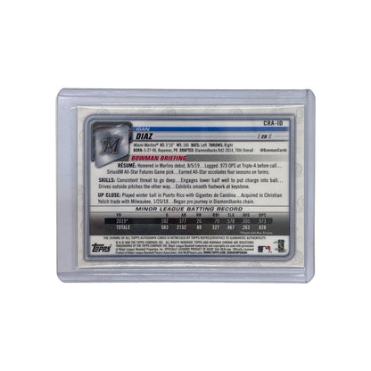 TOPPS MLBカード BOWMAN CHROME ISAN DIAZ #CRA-ID 中古 IT1