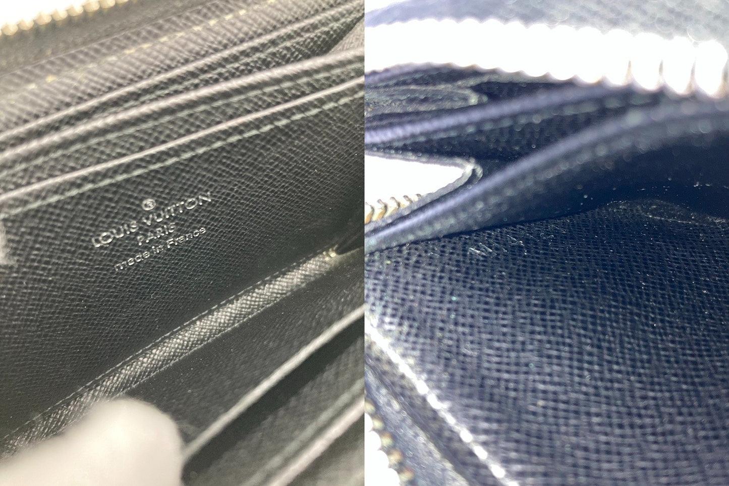LOUIS VUITTON ルイヴィトン ジッピーコインパース ダミエ グラフィット N63076 中古 D4
