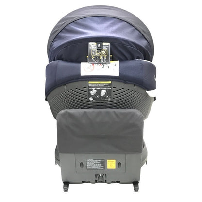 Combi コンビ ホワイトレーベル THE S ISOFIX エッグショック チャイルドシート R129適合 360°回転 セパレート ネイビー ZB-690 (NB) 中古 T1