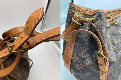 LOUIS VUITTON ルイヴィトン モノグラム プチ・ノエ  巾着 ショルダーバッグ M42226 中古 D4