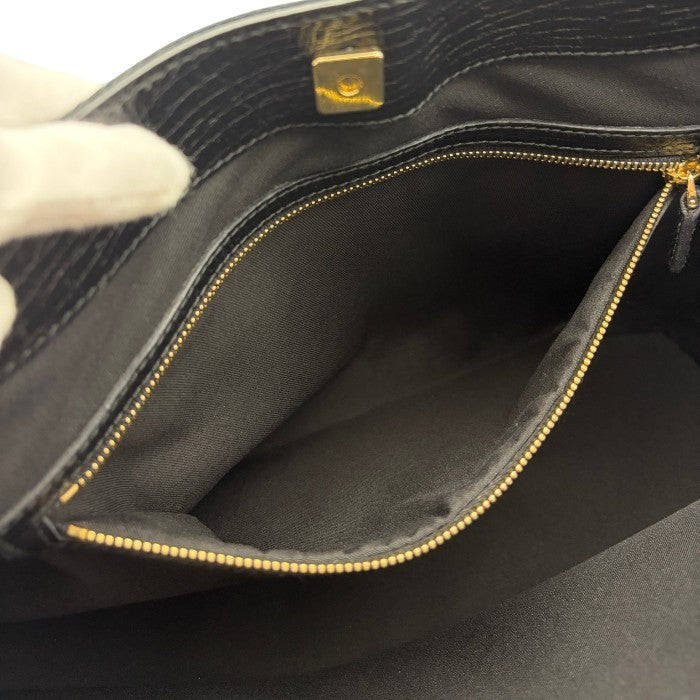 GUCCI グッチ ハンドバッグ レディース シェリーライン GG ブラック 137385 鞄 ブランド レディース おしゃれ レザー キャンバス 中古 W４