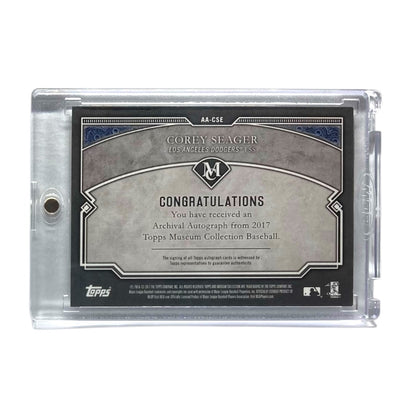 TOPPS MLBカード MUSEUM COLLECTION COREY SEAGER LOS ANGELES DODGERS /25 #AA-CSE 中古 IT2