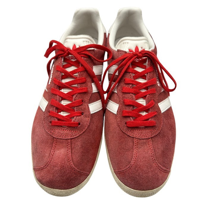 adidas アディダスオリジナルス GAZELLE ガゼル スニーカー BB5242 27.5cm 靴 シューズ メンズ レッド スエード 中古 W４