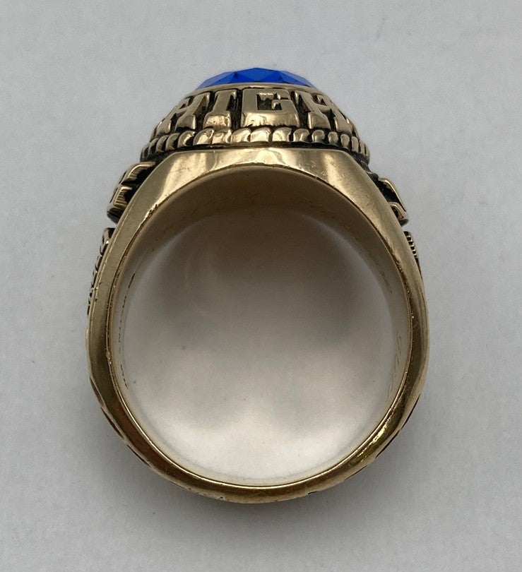 JOSTENS ジャスティンズ VIDOR HIGH ビダー・ハイスクール 1988年 カレッジリング 20号 合金 中古 D4