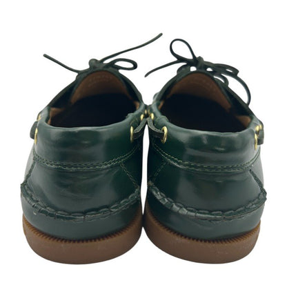 G.H.Bass&Co. ジーエイチバス BEAUTY＆YOUTH UNITED ARROWS ビューティーアンドユース ユナイテッドアローズ デッキシューズ US8(約26cm) グリーン 靴 シューズ メンズ レザー コラボ 中古 W４