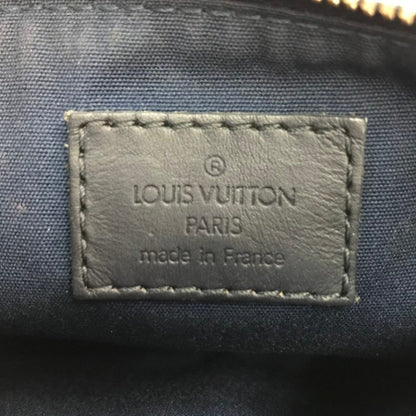 LOUIS VUITTON ルイヴィトン モノグラムミニ アンソフィ ポーチ レディース キャンバス/レザー 化粧 コスメ ネイビー M92697 中古 T1