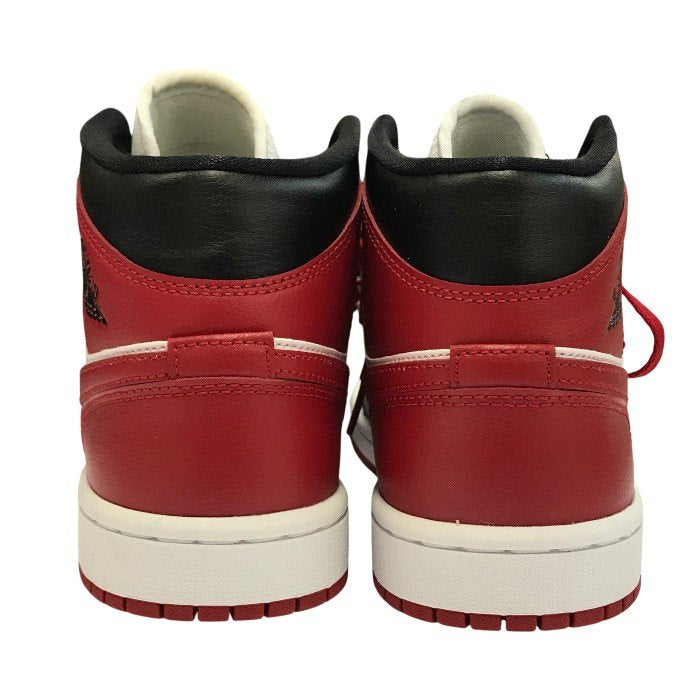 NIKE ナイキ エアジョーダン 1 スニーカー レディース バスケット AIR JORDAN レッド/ブラック/ホワイト MID 23.0cm BQ6472-079 中古 T1