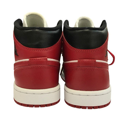 NIKE ナイキ エアジョーダン 1 スニーカー レディース バスケット AIR JORDAN レッド/ブラック/ホワイト MID 23.0cm BQ6472-079 中古 T1