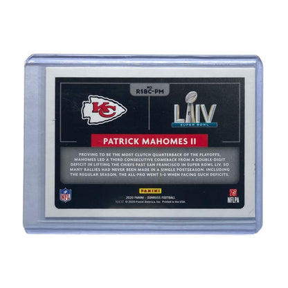 PANINI NFLカード DONRUSS PATRICK MAHOMES II CHIEFS #RSBC-PM 中古 IT2